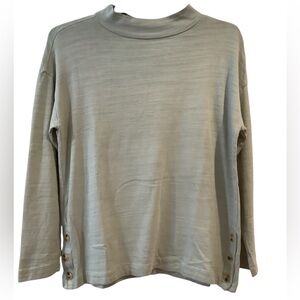 Loft Knit Sage Color Top Sweater L